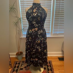 Banana Republic Floral Midi Dress size 14